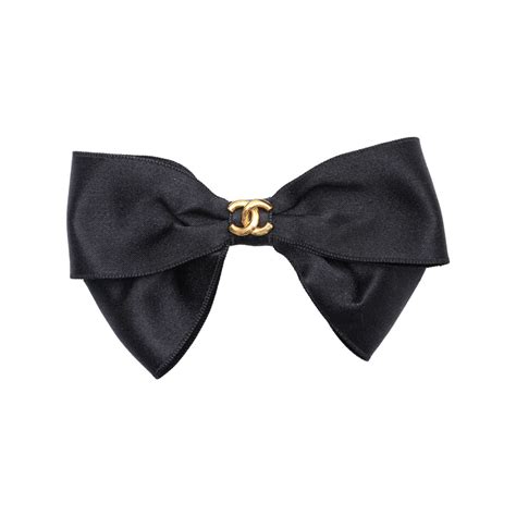 chanel hair clips replica uk|Chanel bow tie for hair.